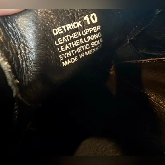 Freebird Men's Detrick Oxford Dress Slip On Leather Low Heel Black Size 10. - Picture 9 of 12